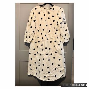 Who What Wear polka dot dress